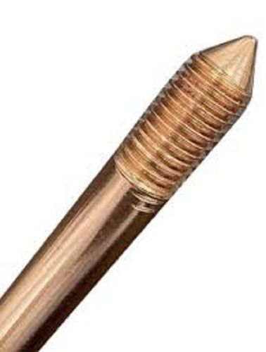 A Grade Golden Long Shape Polished Finish Copper Bonded Earth Rod