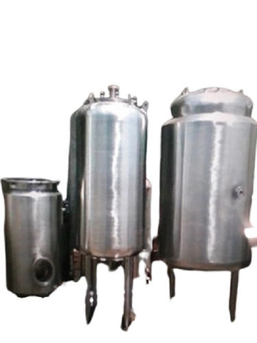 Free Stand Corrosion Resistant Mild Steel Cylindrical Industrial Pressure Vessels