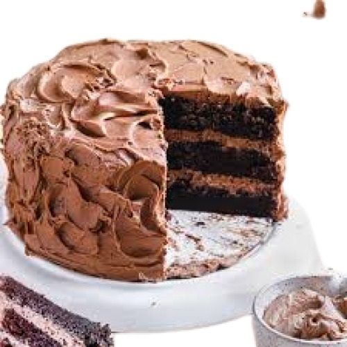 हाइजीनिक रूप से पैक किया हुआ गोल आकार का स्वादिष्ट चॉकलेट केक