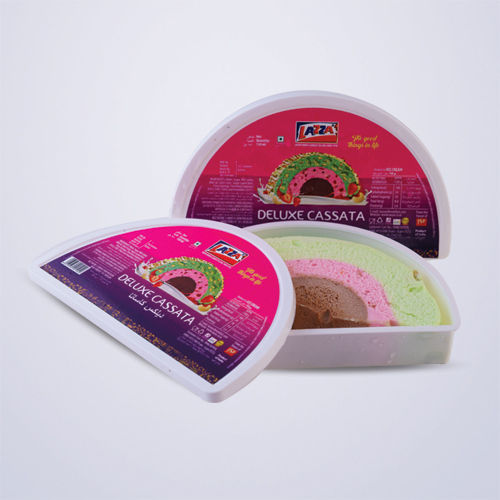 Hygienically Packed Sweet Cassata Ice Cream,150ml Pack