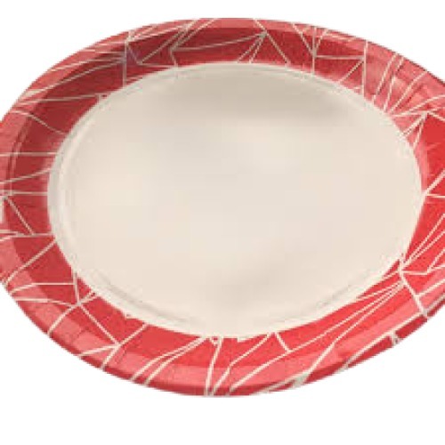 पार्टी और इवेंट्स के उपयोग के लिए मुद्रित गोल आकार 12 इंच आकार की डिस्पोजेबल पेपर प्लेट