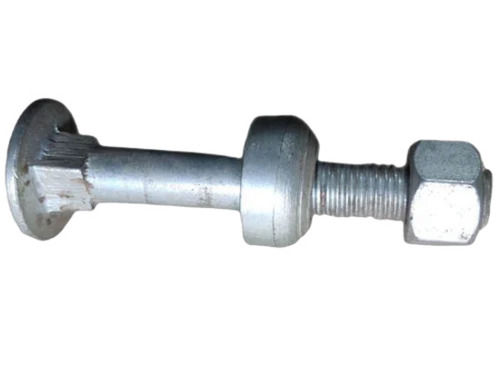 Galvanized Polish Finished Mild Steel Half Threaded Car Wheel Bolt