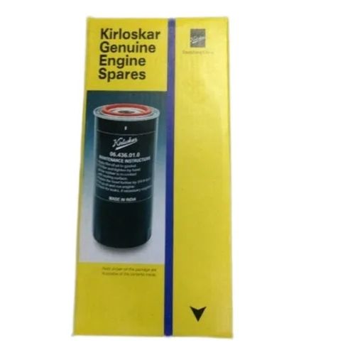 25.4x10.16x25.4 Centimeters Paper Foam Material Kirloskar Engine Air Filter