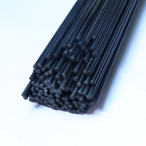 Black Carbon Fiber Rod For Industrial Use, Diameter 10-40 mm