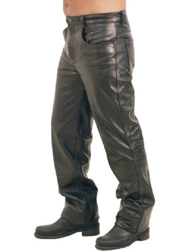 Men's Motorcycle Pleated Leather Pants – skyjackerz