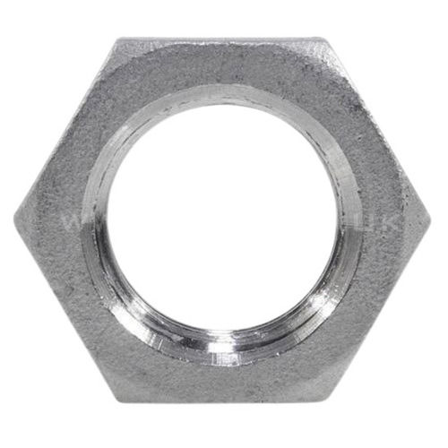 Silver 2 Mm Thick Rust Proof Zinc Plated Finish Stainless Steel Check Nut