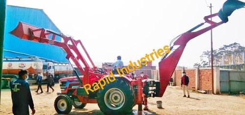 Tractor Mounted Loader Backhoe Earth Moving Machine