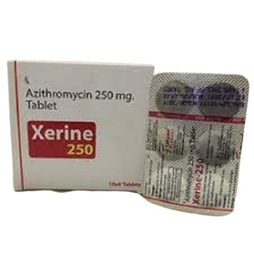 White Azithromycin Xerine 250 Allopathic Tablet