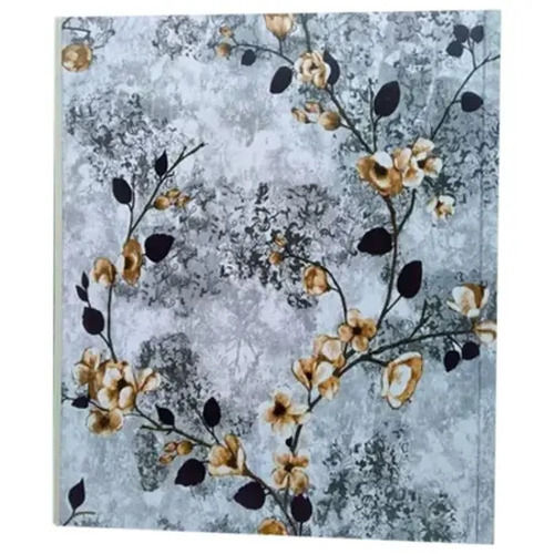 20 Mm Thick Floral Printed Rectangular Pvc Decorative Wall Panel