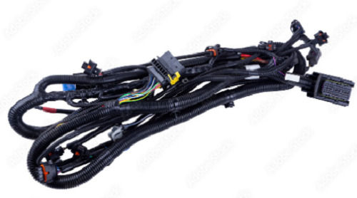 Grey Flexible Heat Resistant Rubber Beading Car Wiring Harness