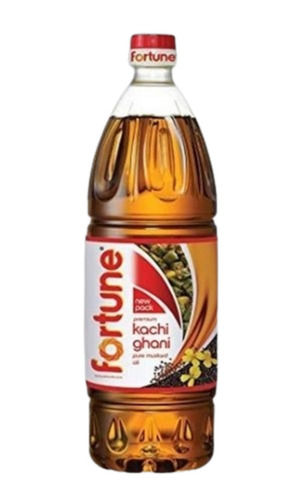 1 Liter Pure And Natural Cold Pressed Kachi Ghani Mustard Oil