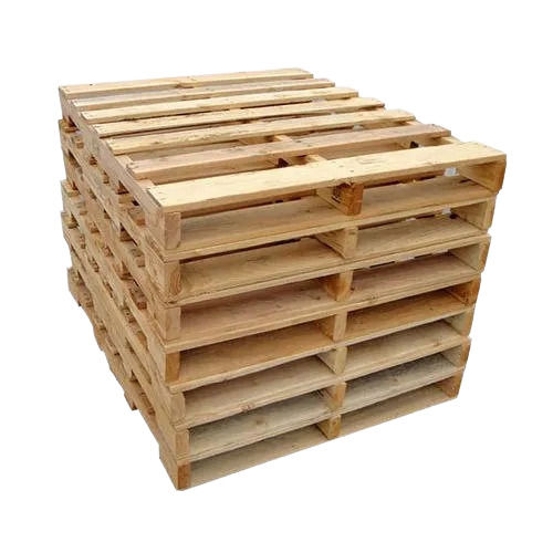 1200x800x130 Mm 1500 Kg Load Capacity 4-way Jungle Wood Pallet