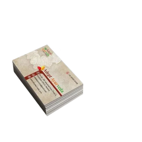 3.5x2 Inches Rectangular Shape Plain Printed Business Visiting Card - Paper Material, 3.5x2 Inch Size, Customizable For Effective Business Networking