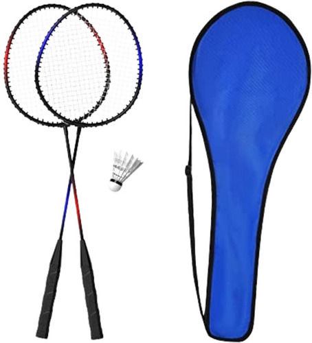 Multicolor 63 Centimeters Lightweight Aluminum Sports Badminton Racket Set 