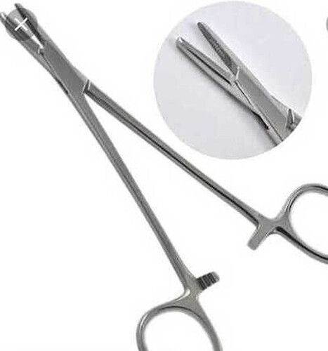 Sturdy Construction Easy To Clean Scratch Resistant Stainless Steel Needle Holder