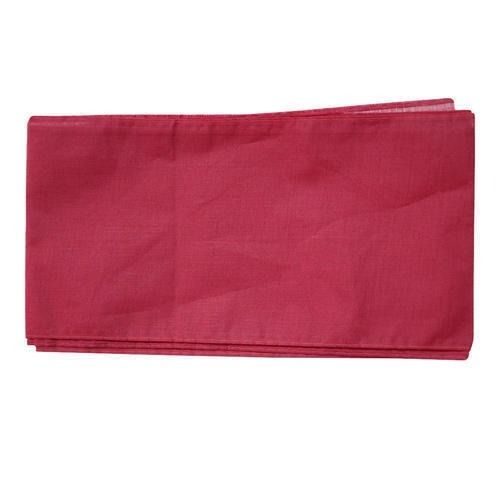 Maroon 2.50 Meter Comfortable And Washable Daily Wear Plain Cotton Saree Fall