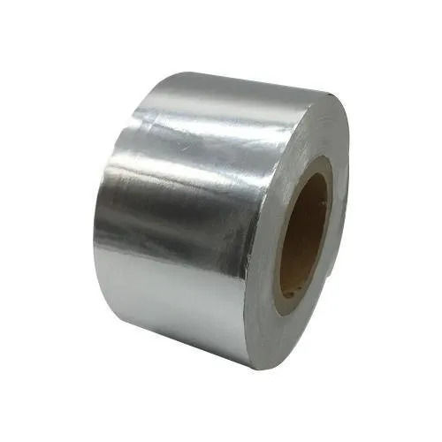 Silver Lightweight Smooth Plain Pattern Color Coated Heat Resistant Laminated Paper Roll 