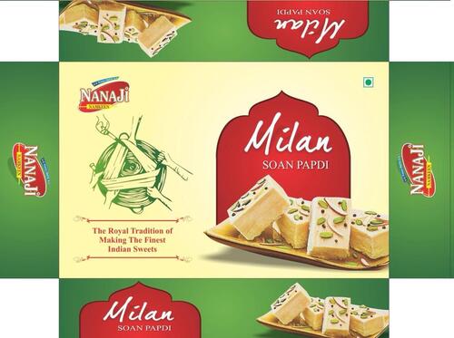 फेस्टिवल और पार्टी के लिए नानाजी रेडी टू ईट सॉफ्ट स्वीट सोन पापड़ी 400 ग्राम