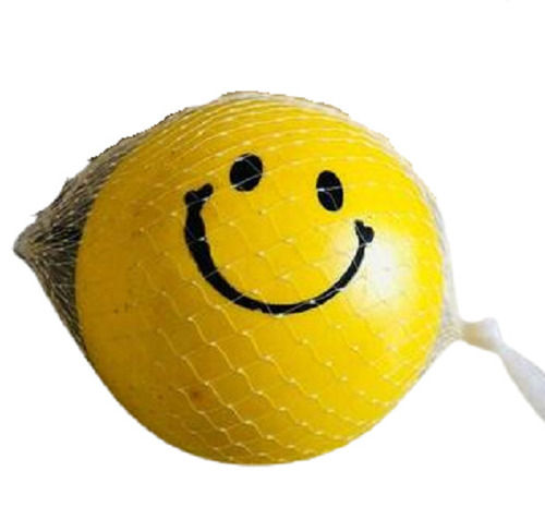 Kids Non-toxic Plastic Yellow Smiley Water Ball Toy For Outdoor Play