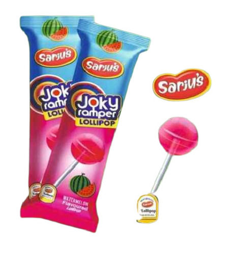 Super Delicious and Sweet Watermelon Flavored Candy Lollipop