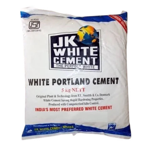 5 Kilogram Low Heat Rapid Hardening Silicate White Portland Cement Bending Strength: 40.08 Mpa