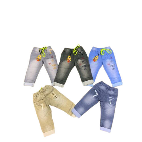 Party Wear Printed Non Stretchable Kids Boys Pant