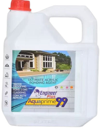 White 5 Liter 2Mm Thick 0.14 G/M3 Density Waterproofing Chemical For Industrial Usage 