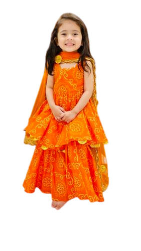 Full Sleeve Designer Kids Cotton Fancy Dress, 3-5 Year Age