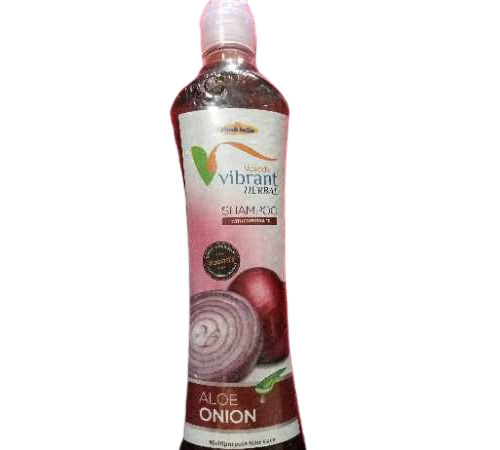 100% Natural Khadi Onion Shampoo 500ml with Conditioner for Silky Smooth Hair