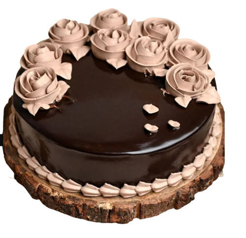 1 Kilogram Sweet And Delicious Taste Round Chocolate Cake Fat Contains (%): 15 Percentage ( % )