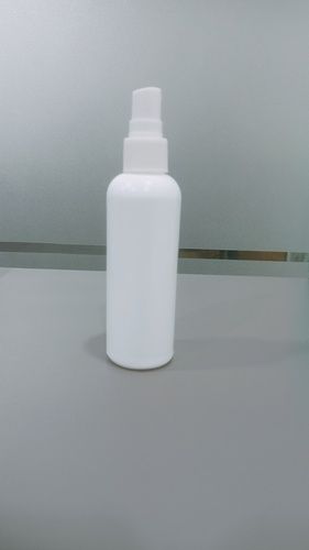Leak Proof Round Plain White HDPE Plastic Bottle With 100 Ml Capacity 