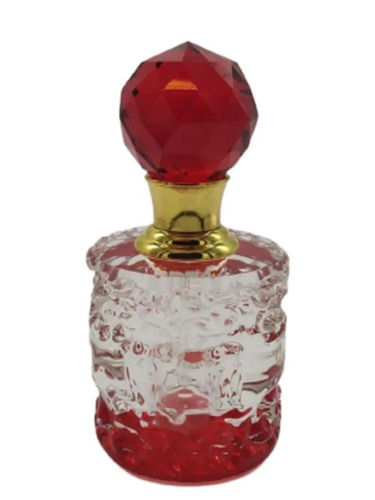 Round Shape Crystal Screw Cap Transparent Hot Stamping Perfume Bottle  Capacity: 15 Milliliter (Ml)