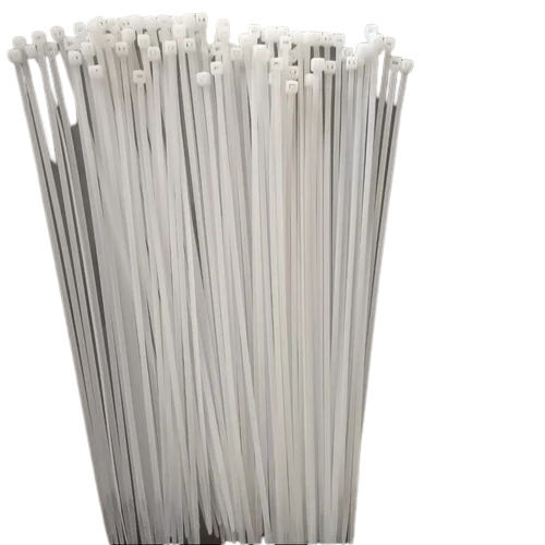 100 X 2.5 Black And Natural White Plastic Nylon Cable Ties