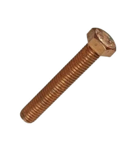 Brown Full Threaded Round Head And Paint Coated Brass Bronze Bolt