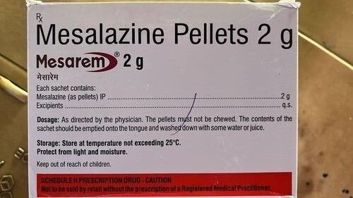 Mesalazine Pelletes 2 G Grade: Medicine Grade