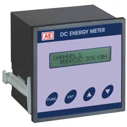 Black 1000 Voltage Digital Four Channel Three Phase Aluminum Dc Energy Meter