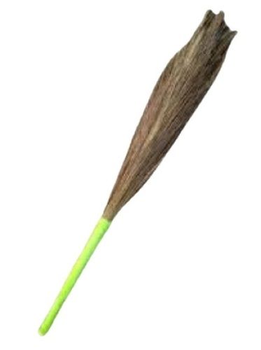 Green And Brown Comfortable Grip Plastic Handle Grass Brooms