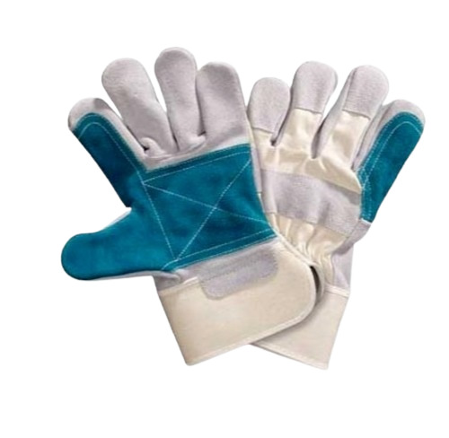 हल्के वजन और कैज़ुअल वियर फुल फिंगर कॉटन डबल पाम दस्ताने की लंबाई: 11.3 इंच (इंच)