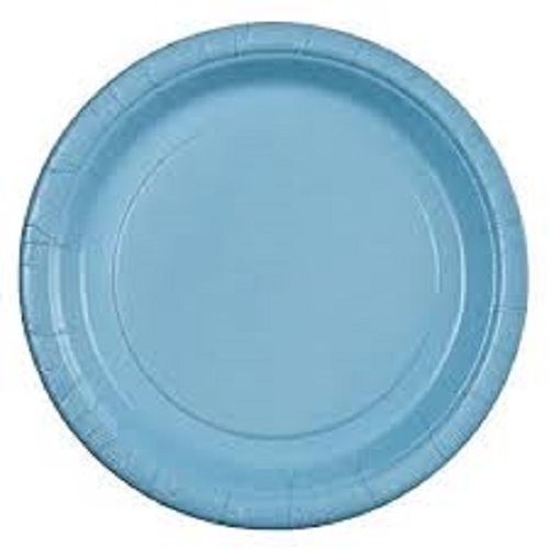 Blue Paper Plates - 12 Inch Round Design | Ideal For Events And Parties, Easy To Handle And Disposable