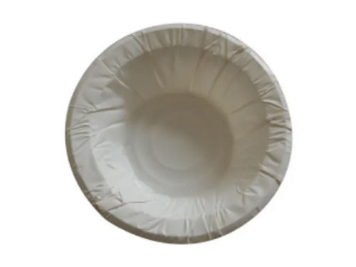 White 4.5 Inches Ecofriendly And Recyclable Plain Round Disposable Paper Bowl