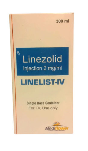 लाइनज़ोलिड इंजेक्शन 300Ml Linelist-IV बैक्टीरियल संक्रमण का इलाज करता है कैस नंबर: 165800-03-3 