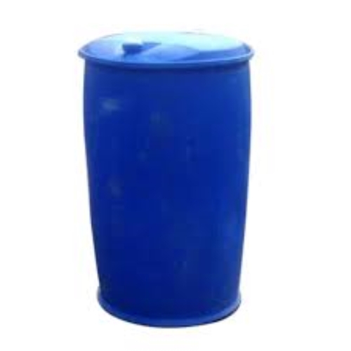 नीला 575X575X935 Mm सिलेंडर आकार भंडारण के लिए अत्यधिक टिकाऊ प्लास्टिक बैरल