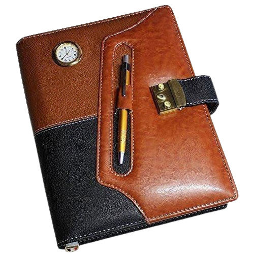 7 X 5 Inch Light Weight Perfect Binding Daily Use Leather Diary