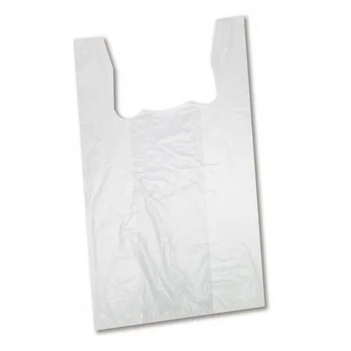 White 2 Inch Light Weight And Glossy Finished Plastic Ldpe Bag For Shopping