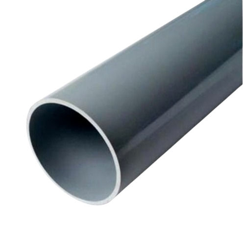 Grey 6 Meter 3 Mm Thick Round Polyvinyl Chloride Rigid Pipe 