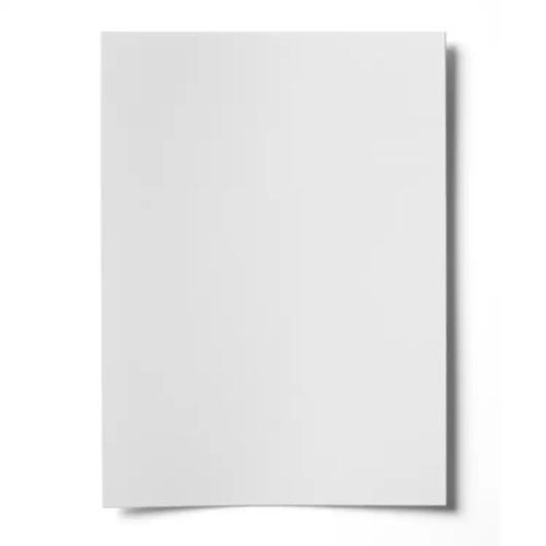 0.5 Mm Thick Rectangular Soft And Smooth Plain A4 Size Paper Sheet