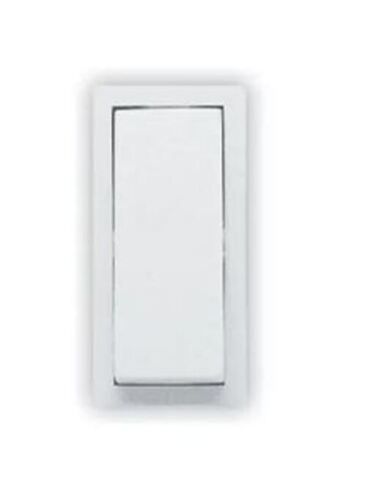 White 6 Ampere Ip54 Protection 220 Volt Polycarbonate Modular Switch