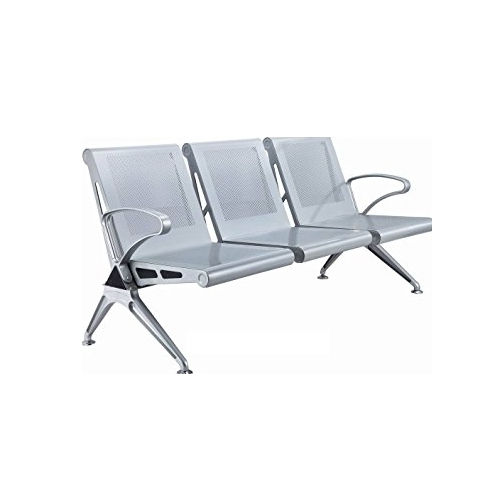 Three Seater Iron Airport Chair With 1 Year Warranty