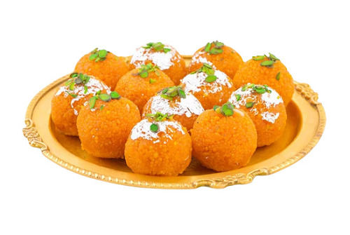 Round Sweet And Delicious Regular Soft Boondi Laddu