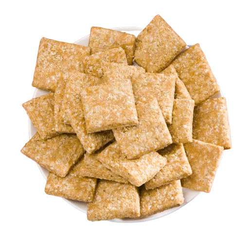 Sweet And Crispy Square Til Gajak With One Month Shelf Life  Carbohydrate: 3 Grams (G)